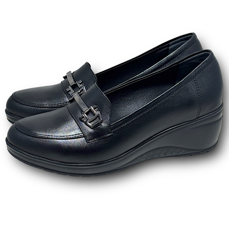 Chaussure compensée GYTEER couleur noir