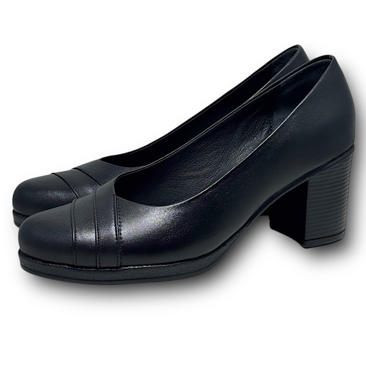 Chaussure demi talon LYRAX couleur noir